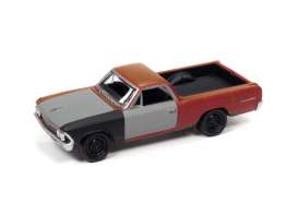 Chevrolet  - El Camino 1966 brown/grey/black - 1:64 - Johnny Lightning - SP212A - JLSP212A | The Diecast Company