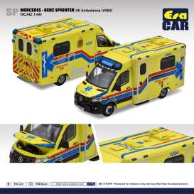 Mercedes Benz  - Sprinter yellow/blue - 1:64 - Era - MB22SPS133 - EraMB22SPS133 | The Diecast Company