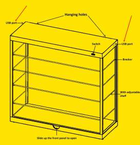 Accessoires diorama - 2023 transparant/black - 1:64 - Triple9 Collection - T9-648850Mbk - T9-648850Mbk | The Diecast Company