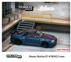 Nissan  - Skyline purple - 1:64 - Tarmac - T64S-014-MNP - TC-T64S014MNP | The Diecast Company