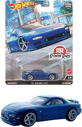 Mazda  - RX7 blue - 1:64 - Hotwheels - HCK13 - hwmvHCK13 | The Diecast Company