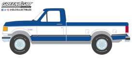 Ford  - F-150 XLT 1988 blue/white - 1:64 - GreenLight - 35270D - gl35270D | The Diecast Company