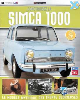 Simca  - Simca 1000  - 1:8 - Magazine Models - 8Simca - mag8Simca-25 | The Diecast Company