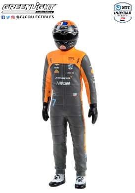 Figures  - #7 Alexander Rossi 2022 orange/grey - 1:18 - GreenLight - 11307 - gl11307 | The Diecast Company