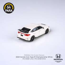 Honda  - Civic Type R FL5 2023 white - 1:64 - Para64 - 55581 - pa55581lhd | The Diecast Company