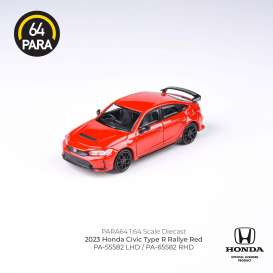Honda  - Civic Type R FL5 2023 red - 1:64 - Para64 - 55582 - pa55582lhd | The Diecast Company
