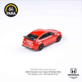Honda  - Civic Type R FL5 2023 red - 1:64 - Para64 - 55582 - pa55582lhd | The Diecast Company