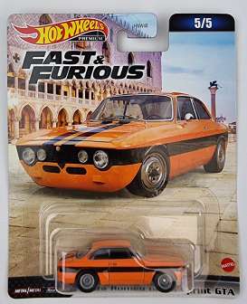 Alfa Romeo  - Giullia Sprint GTA F&F 1971 orange - 1:64 - Hotwheels - HKD29 - hwmvHKD29 | The Diecast Company