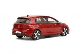 Volkswagen  - Golf VIII GTI 2021 red - 1:18 - OttOmobile Miniatures - OT405 - OT405 | The Diecast Company