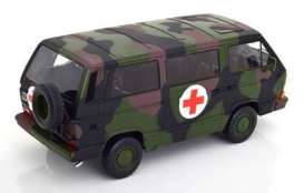 Volkswagen  - T3 Bus 1987 camouflage - 1:18 - KK - Scale - KKDC180969S - kkdc180969S | The Diecast Company