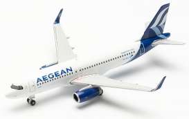 Airbus  - A320 white/blue - 1:500 - Herpa Wings - H536547 - herpa536547 | The Diecast Company