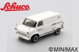 Ford  - Transit 1971 white/blue - 1:18 - Schuco - 00660 - schuco00660 | The Diecast Company