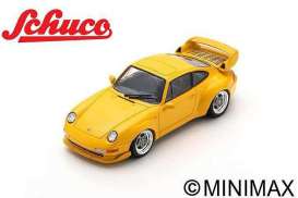 Porsche  - 911 GT2 yellow - 1:43 - Schuco - S02038 - schuco02038 | The Diecast Company