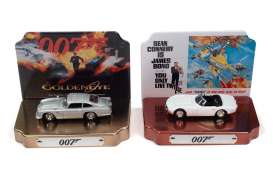 Assortment/ Mix  - James Bond silver/white - 1:64 - Johnny Lightning - DR017 - JLDR017 | The Diecast Company