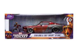 Ford  - Mustang Shelby GT-500 1967 red/grey - 1:24 - Jada Toys - 32915 - jada253225019 | The Diecast Company