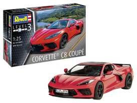 Corvette Chevrolet - C8 Coupe  - 1:24 - Revell - Germany - 07714 - revell07714 | The Diecast Company