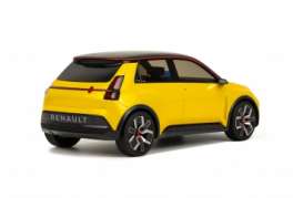 Renault  - 5 E-Tech 2021 yellow - 1:18 - OttOmobile Miniatures - OT406 - otto406 | The Diecast Company