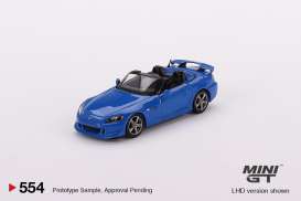 Honda  - S2000 AP2 CR apex blue - 1:64 - Mini GT - 00554-L - MGT00554lhd | The Diecast Company