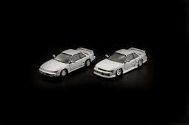 Nissan  - Silvia S13/ 200SX silver-grey - 1:64 - BM Creations - 64B0299 - BM64B0299lhd | The Diecast Company