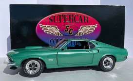 Ford  - Mustang Boss 429 1969 silver jade green - 1:18 - Acme Diecast - 1801859SC - acme1801859SC | The Diecast Company