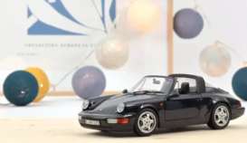 Porsche  - 911 Carrera 4 Targa 1991 dark blue - 1:18 - Norev - 187340 - nor187340 | The Diecast Company