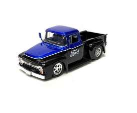 Ford  - F100 Pro stock pick-up 1956 black/blue - 1:24 - Jada Toys - 34307 - jada34307 | The Diecast Company