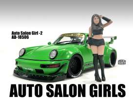 Figures  - Auto Salon Girls #2 2023  - 1:18 - American Diorama - 18506 - AD18506 | The Diecast Company