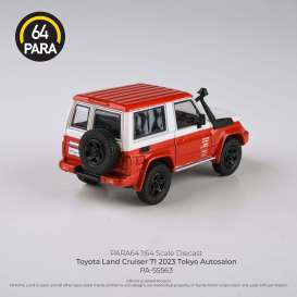 Toyota  - Land Cruiser 71 swb 2014 red/white - 1:64 - Para64 - 55563 - pa55563lhd | The Diecast Company