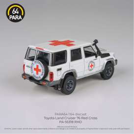 Toyota  - Land Cruiser 76 2014 white/red - 1:64 - Para64 - 55318 - pa55318lhd | The Diecast Company