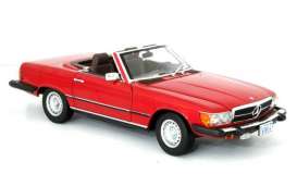 Mercedes Benz  - 300 SL 1979 red - 1:18 - Norev - 183729 - nor183729 | The Diecast Company