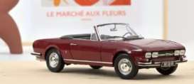 Peugeot  - 504 cabriolet 1969 andalou red - 1:18 - Norev - 184818 - nor184818 | The Diecast Company