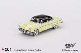 Lincoln  - Capri 1954 yellow - 1:64 - Mini GT - 00561-L - MGT00561lhd | The Diecast Company