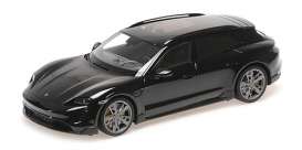 Porsche  - Taycan Cross Tourismo Turbo S 2021 black - 1:18 - Minichamps - 155069300 - mc155069300 | The Diecast Company