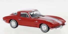 Chevrolet Corvette - Stingray 1963 red/white - 1:43 - IXO Models - CLC479 - ixCLC479 | The Diecast Company