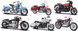 Harley Davidson  - set #40 various - 1:18 - Maisto - 31360 - mai31360-40 | The Diecast Company