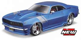 Chevrolet  - Camaro Z28 1968 blue - 1:24 - Maisto - 32508b - mai32508b | The Diecast Company
