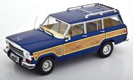 Jeep  - Grand Wagoneer 1989 blue/wood - 1:18 - KK - Scale - 181114 - kkdc181114 | The Diecast Company
