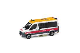 Mercedes Benz  - Spinter yellow/red/white - 1:76 - Tiny Toys - ATC65669 - tinyATC65669 | The Diecast Company