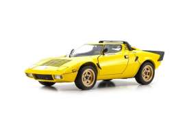 Lancia  - Stratos HF 1975 yellow - 1:18 - Kyosho - 08130Y - kyo8130Y | The Diecast Company