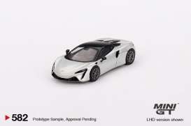 McLaren  - Artura ice silver - 1:64 - Mini GT - 00582-L - MGT00582lhd | The Diecast Company