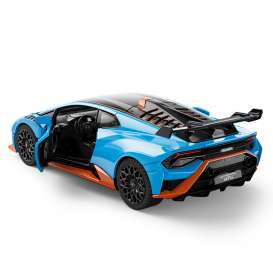 Lamborghini Acmat - Huracan STO light blue/orange - 1:32 - Rastar - 64310 - rastar64310b | The Diecast Company
