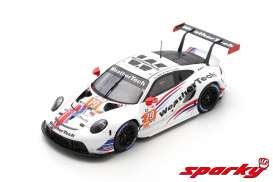 Porsche  - 911 RSR-19 2022 white/black - 1:64 - Spark - Y275 - spaY275 | The Diecast Company