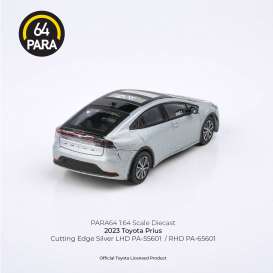 Toyota  - Prius 2023 silver - 1:64 - Para64 - 55601 - pa55601lhd | The Diecast Company