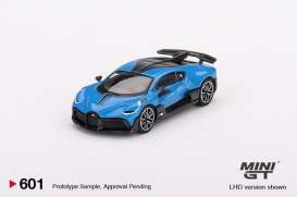 Bugatti  - Divo blue - 1:64 - Mini GT - 00601-L - MGT00601lhd | The Diecast Company