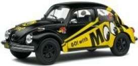 Volkswagen  - Kever 1303 1974 black/yellow - 1:18 - Solido - 1800519 - soli1800519 | The Diecast Company