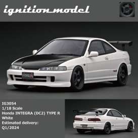 Honda  - Integra Type R white - 1:18 - Ignition - IG3054 - IG3054 | The Diecast Company
