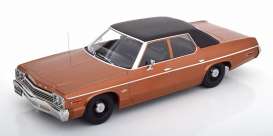 Dodge  - Monaco 1974 brown/black - 1:18 - KK - Scale - 181123 - kkdc181123 | The Diecast Company