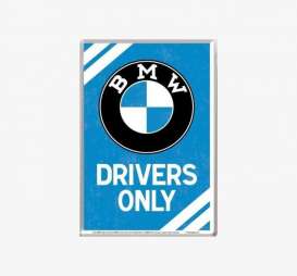 Tac Signs 3D  - BMW black/blue/white - Tac Signs - NA10308 - tacP3D10308 | The Diecast Company