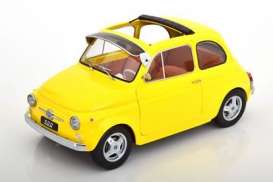 Fiat  - 500 1968 yellow - 1:12 - KK - Scale - KKDC120064 - kkdc120064 | The Diecast Company
