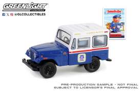 Jeep  - DJ-5 1970 white/blue - 1:64 - GreenLight - 54090C - gl54100C | The Diecast Company